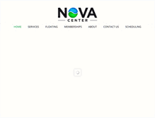 Tablet Screenshot of novacenter.com